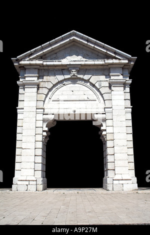 S. Bento Arco Trionfale in Piazza Espanha, Lisbona, Portogallo Foto Stock