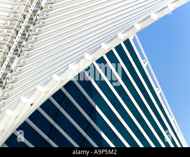 Calatrava ala di Milwaukee Art Museum di Milwaukee, Wisconsin USA Foto Stock