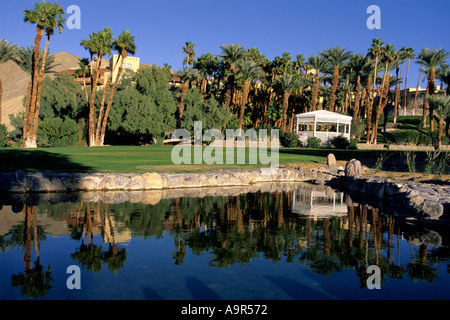 Parco Nazionale della Valle della Morte, California. Motivi di Furnace Creek Inn Foto Stock