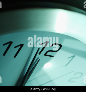 Close up di orologio Foto Stock