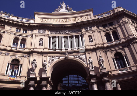 Galleria Umberto I di Napoli Foto Stock