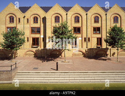 East London docklands waterside sviluppo di nuovi appartamenti Foto Stock
