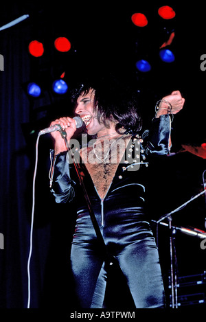 Regina - il gruppo britannico con Freddie Mercury nel gennaio 1976 Foto Stock