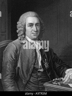 Carlo Linneo - botanico svedese 1707 a 1778 Foto Stock
