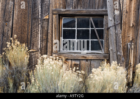 Casa abbandonata nel paese sagebrush Utah Foto Stock