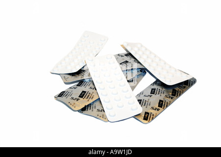 Farmaco blisterpacks di Prednisolone steroidi Foto Stock