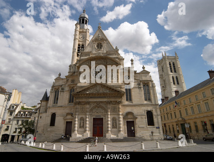 St Etienne du Mont chiesa Quartiere Latino Parigi Francia Foto Stock