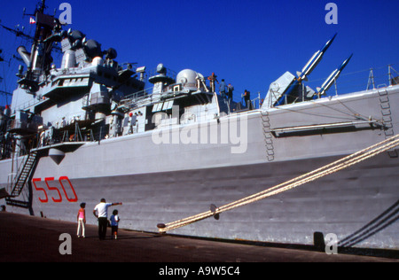 Cruiser elicottero vettore missile guidato royal corazzata Vittorio beneto Foto Stock