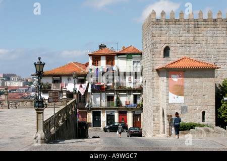 La vista sulla città dalla Cattedrale Porto Portogallo Foto Stock