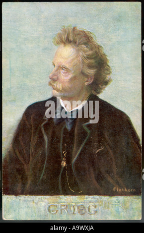 Edvard Hagerup Grieg Foto Stock