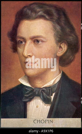 Chopin Anon Foto Stock