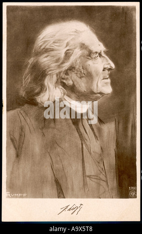 Franz Liszt Foto Stock