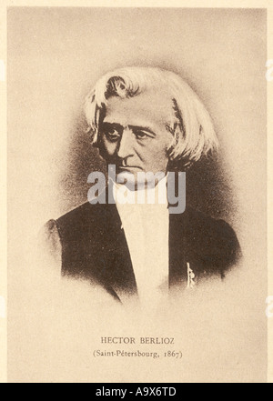 Berlioz cartolina 1867 Foto Stock