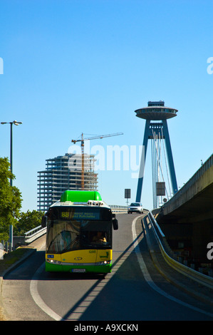 Novy più bridge Bratislava Slovacchia UE Foto Stock