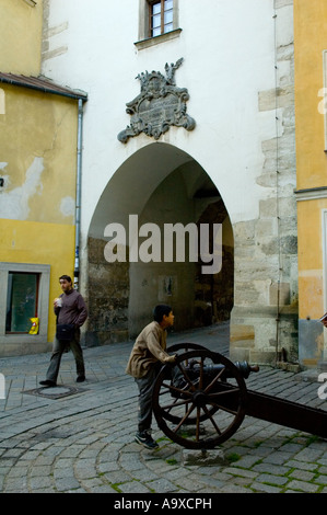 Michalska veza a Bratislava Slovacchia UE Foto Stock