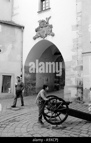 Michalska veza a Bratislava Slovacchia UE Foto Stock