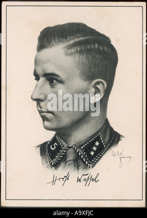 Horst Wessel Hero Foto Stock