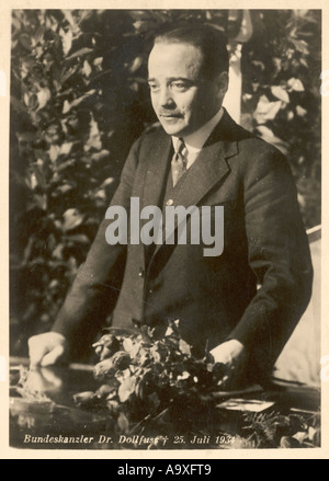 Engelbert Dollfuss Postc Foto Stock