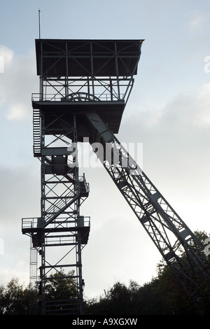 Copricapo dell'ex miniera di carbone Teutoburgia, in Germania, in Renania settentrionale-Vestfalia, Herne-Holthausen Foto Stock