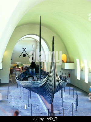 OSEBURG Museo della Nave Vichinga Oslo NORVEGIA Foto Stock