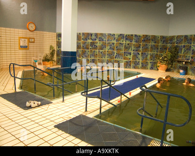 Interior Ein Gedi spa mar morto Israele Foto Stock