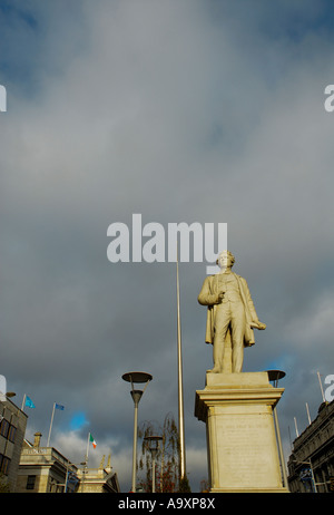 Sir John Gray statua, Dublino, Irlanda Foto Stock