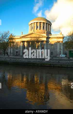 Il Four Courts Edificio, Dublino, Irlanda Foto Stock