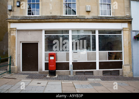 Chiuso post office Shepton Mallet Somerset England Regno Unito Foto Stock