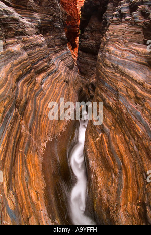 Knox Gorge, Karijini National Park, regione Pilbara, Australia Foto Stock