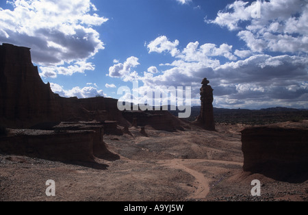 Spettacolari formazioni rocciose in Talampaya National Park, Argentina Foto Stock