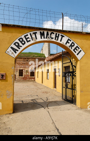 Prigione della Gestapo piccola fortezza, Theresienstadt Terezin Boemia settentrionale, Repubblica Ceca Foto Stock