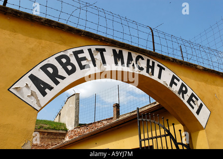 Prigione della Gestapo piccola fortezza, Theresienstadt Terezin Boemia settentrionale, Repubblica Ceca Foto Stock