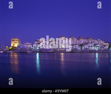 PUERTO BANUS a Marbella Costa Del Sol Andalusia Spagna Foto Stock