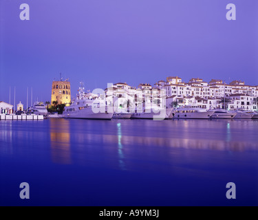 PUERTO BANUS a Marbella Costa Del Sol Andalusia Spagna Foto Stock