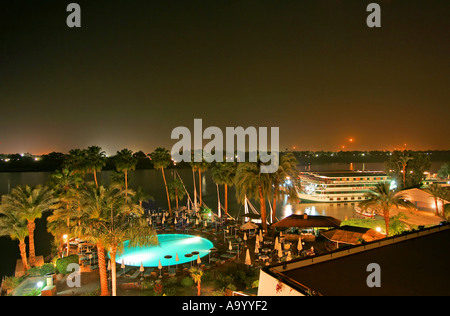 Vista da Sheraton Hotel Luxor Foto Stock