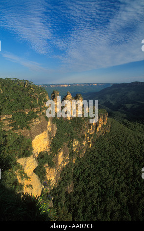 Le tre sorelle delle Blue Mountains Nuovo Galles del Sud Australia Foto Stock