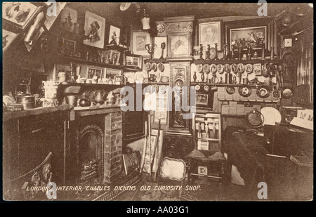 Il vecchio negozio di curiosità Foto Stock