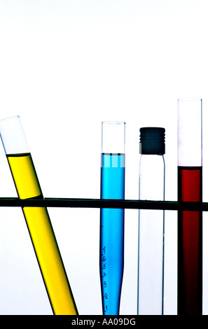 Provette Foto Stock