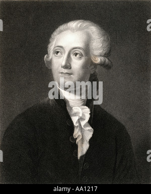 Antoine-Laurent de Lavoisier, anche Antoine Lavoisier, 1743 - 1794. Nobile francese e Farmacia . Foto Stock