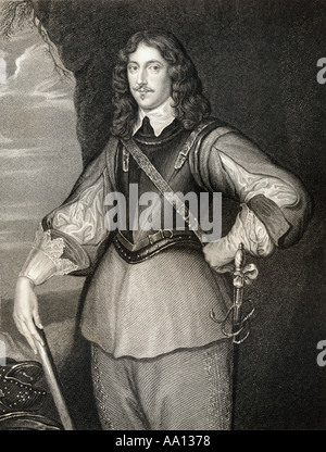 Montagu Bertie, 2° Conte di Lindsey, 1608-1666. English Royalist soldato, cortigiano e uomo politico. Foto Stock