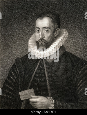 Sir Francis Walsingham, c.1532 - 1590. Statista inglese, segretario principale per la Regina Elisabetta I. Foto Stock