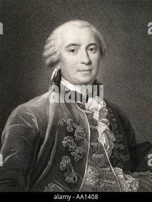 Georges-Louis Leclerc, Comte de Buffon,1707 - 1788. Il naturalista francese, matematico, cosmologist e encyclopédiste. Foto Stock