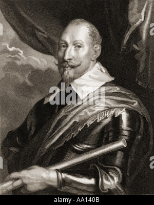 Gustav II Adolf , aka Gustavo Adolfo o Gustav II Adolph, 1594 - 1632. Re di Svezia, 1611 - 1632. Foto Stock