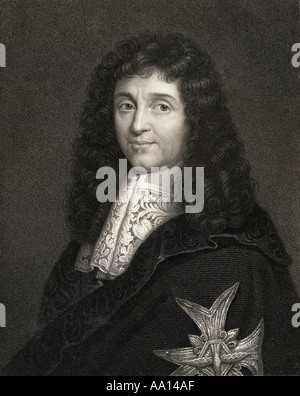 Jean-Baptiste Colbert, 1619 - 1683. Uomo politico francese che ha servito come il Ministro delle Finanze sotto il re Luigi XIV. Foto Stock