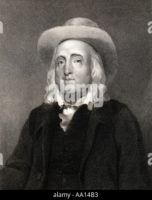 Jeremy Bentham, 1748 -1832. Filosofo inglese, economista e giurista teorico Foto Stock