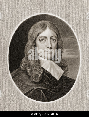 John Milton, 1608 - 1674. Poeta inglese, polemista, uomo di lettere e un funzionario civile. Foto Stock