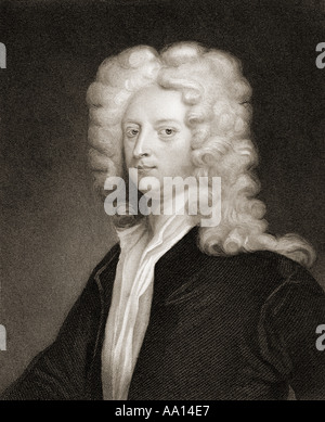 Joseph Addison, 1672 - 1719. Inglese saggista, poeta e statista. Foto Stock