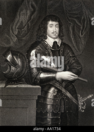 Spencer Compton, 2° Conte di Northampton, 1601 - 1643, aka Signore Compton. Politico inglese e Royalist comandante durante l'inglese guerre civili. Foto Stock