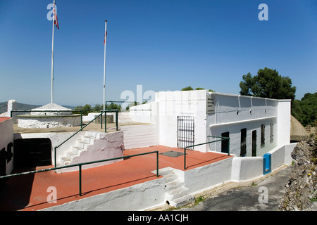 Il patrimonio militare centro sul rock in Gibilterra Foto Stock