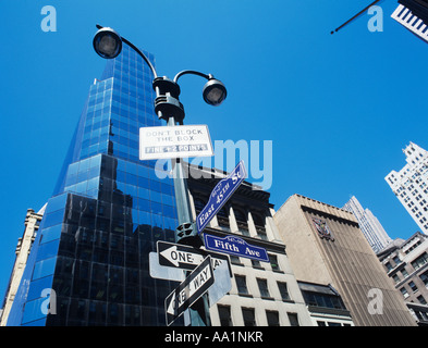 Cartello in new york Foto Stock